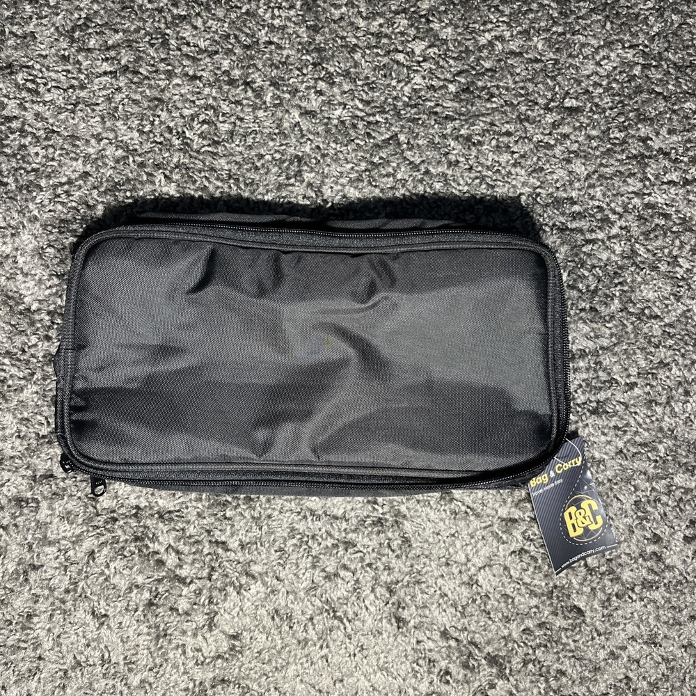 Bag‎ & Carry Black Travel Toiletries Bag Hanging